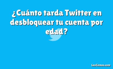 ¿Cuánto tarda Twitter en desbloquear tu cuenta por edad?