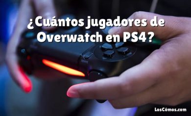 ¿Cuántos jugadores de Overwatch en PS4?