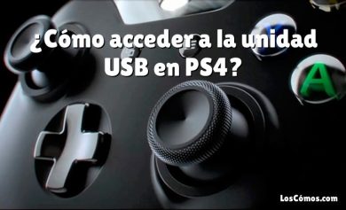 ¿Cómo acceder a la unidad USB en PS4?