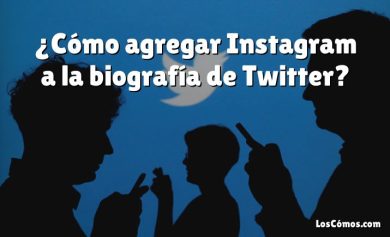 ¿Cómo agregar Instagram a la biografía de Twitter?