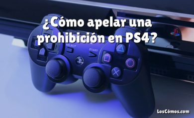 ¿Cómo apelar una prohibición en PS4?