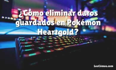 ¿Cómo eliminar datos guardados en Pokémon Heartgold?