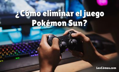 ¿Cómo eliminar el juego Pokémon Sun?