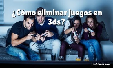 ¿Cómo eliminar juegos en 3ds?