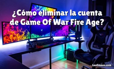 ¿Cómo eliminar la cuenta de Game Of War Fire Age?