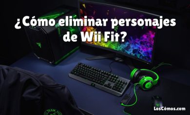 ¿Cómo eliminar personajes de Wii Fit?