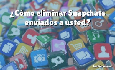 ¿Cómo eliminar Snapchats enviados a usted?