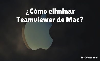 ¿Cómo eliminar Teamviewer de Mac?