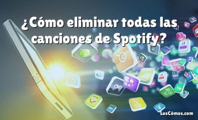 ¿Cómo eliminar todas las canciones de Spotify?