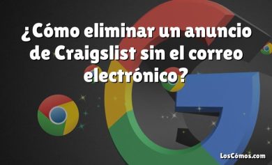 ¿Cómo eliminar un anuncio de Craigslist sin el correo electrónico?