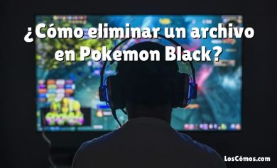 ¿Cómo eliminar un archivo en Pokemon Black?