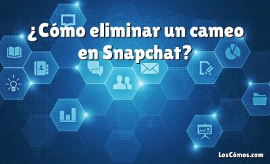 ¿Cómo eliminar un cameo en Snapchat?