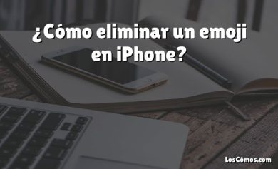 ¿Cómo eliminar un emoji en iPhone?