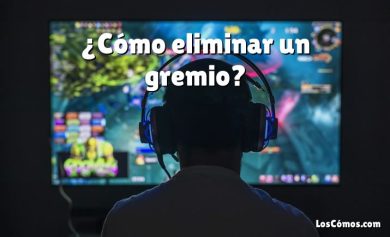 ¿Cómo eliminar un gremio?