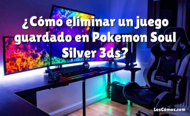 ¿Cómo eliminar un juego guardado en Pokemon Soul Silver 3ds?