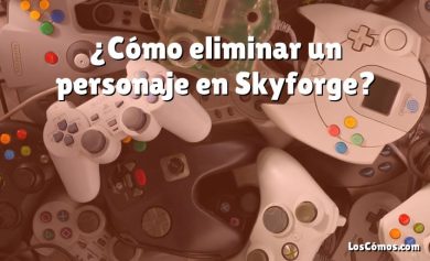 ¿Cómo eliminar un personaje en Skyforge?