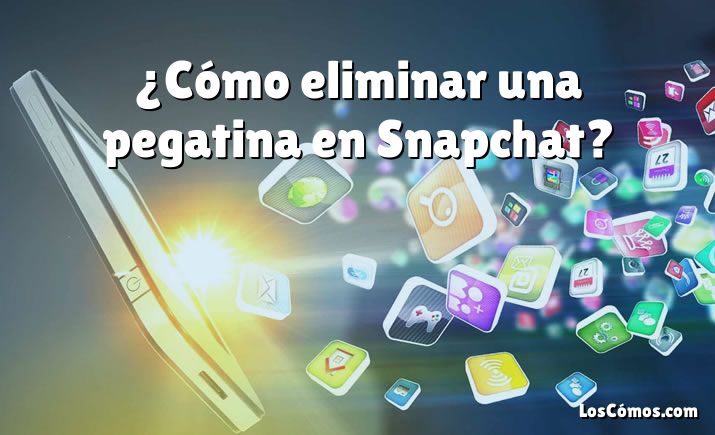 ¿Cómo eliminar una pegatina en Snapchat?