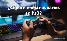 ¿Cómo eliminar usuarios en Ps3?