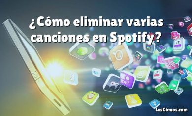 ¿Cómo eliminar varias canciones en Spotify?