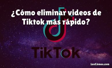 ¿Cómo eliminar videos de Tiktok más rápido?