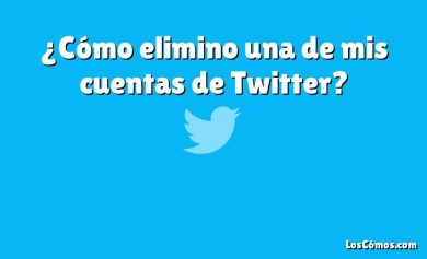 ¿Cómo elimino una de mis cuentas de Twitter?