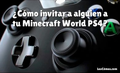 ¿Cómo invitar a alguien a tu Minecraft World PS4?