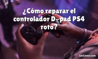 ¿Cómo reparar el controlador D-pad PS4 roto?