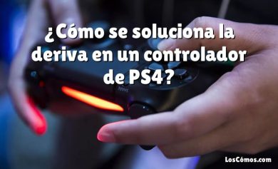 ¿Cómo se soluciona la deriva en un controlador de PS4?