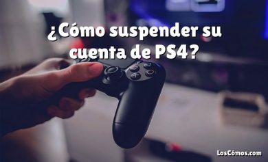 ¿Cómo suspender su cuenta de PS4?