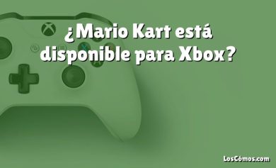 ¿Mario Kart está disponible para Xbox?