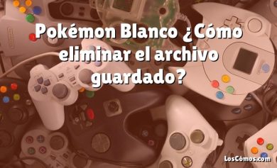 Pokémon Blanco ¿Cómo eliminar el archivo guardado?