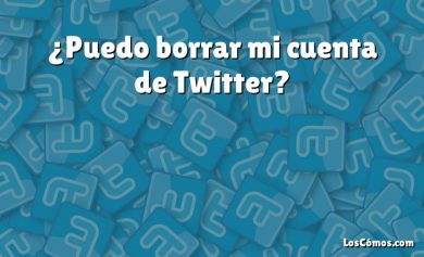 ¿Puedo borrar mi cuenta de Twitter?