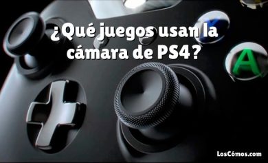 ¿Qué juegos usan la cámara de PS4?