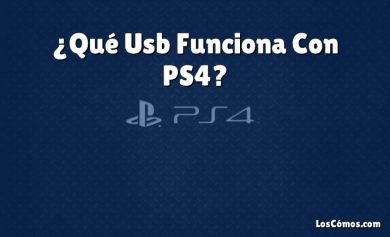 ¿Qué Usb Funciona Con PS4?