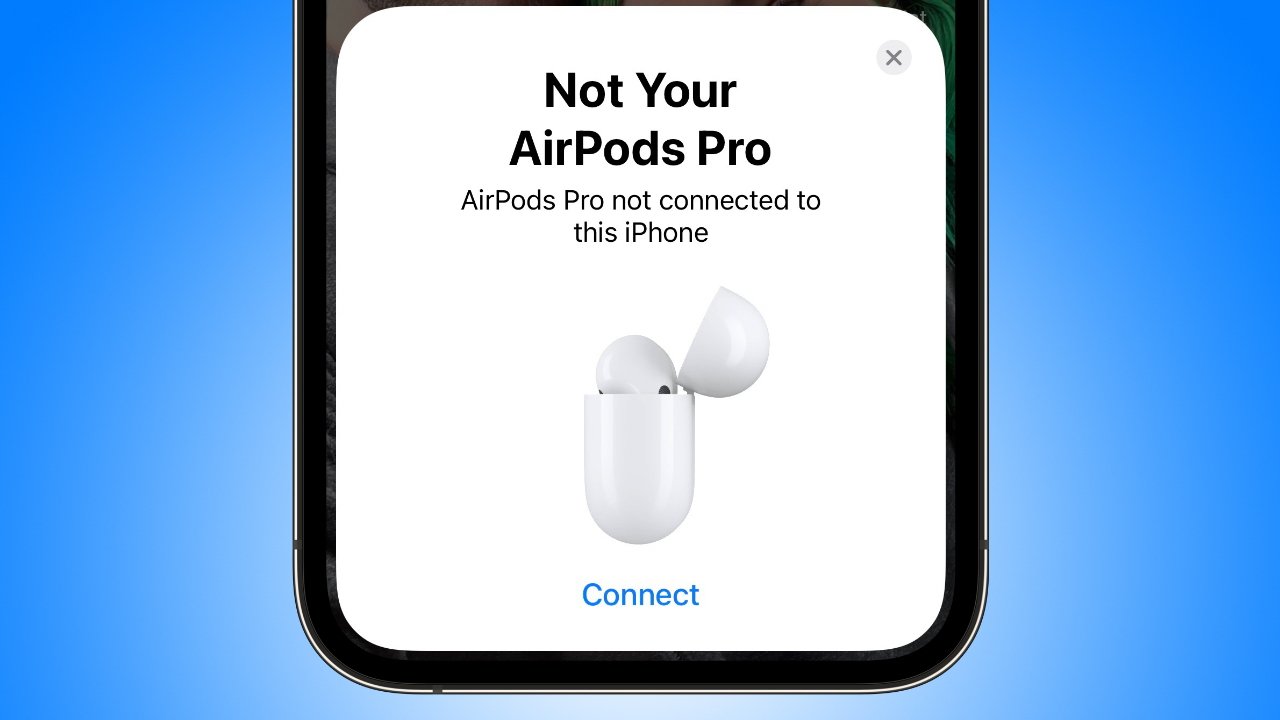 AirPods notificará a alguien si ya está conectado a una cuenta de iCloud