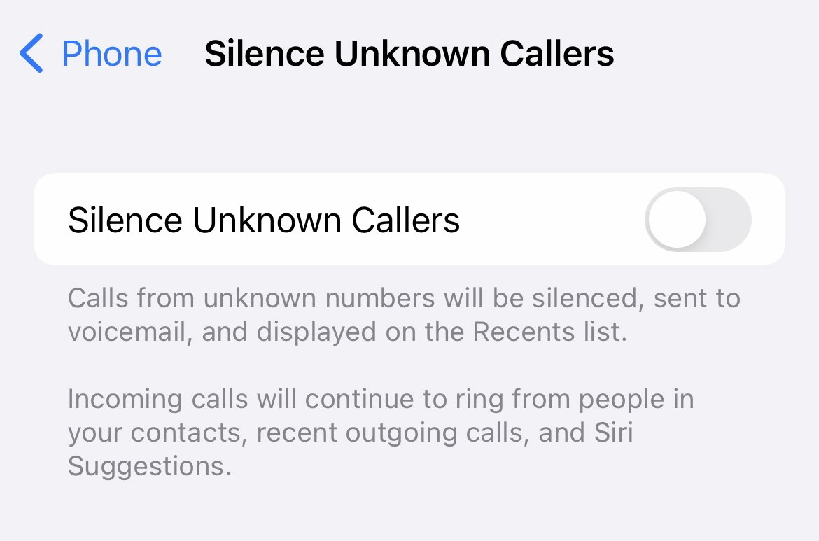 Las llamadas silenciadas no sonarán en su teléfono; irán directamente al correo de voz.