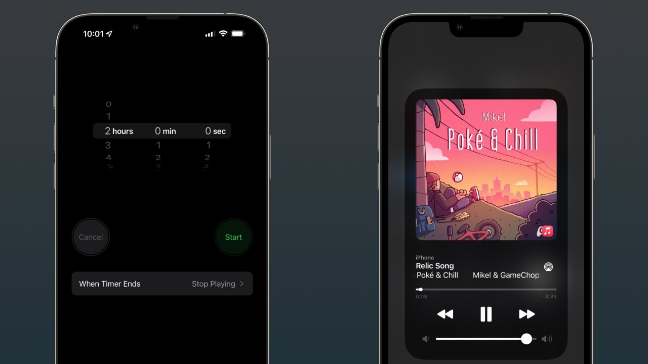 Asegúrese de que el temporizador esté configurado en 'Detener reproducción' y que su iPhone sea la fuente de audio