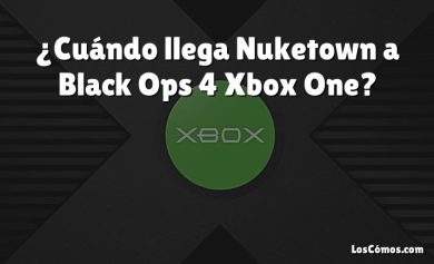 ¿Cuándo llega Nuketown a Black Ops 4 Xbox One?