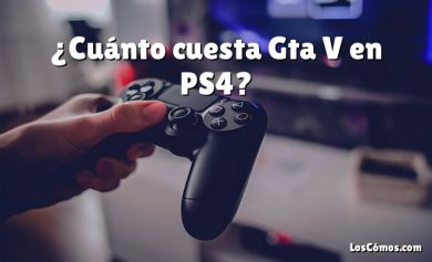 ¿Cuánto cuesta Gta V en PS4?