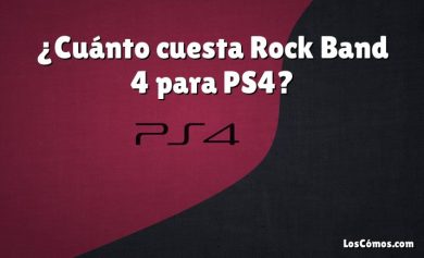 ¿Cuánto cuesta Rock Band 4 para PS4?