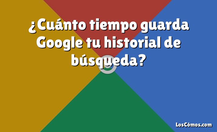 ¿Cuánto tiempo guarda Google tu historial de búsqueda?