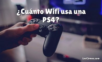 ¿Cuánto Wifi usa una PS4?