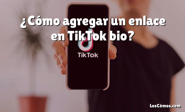 ¿Cómo agregar un enlace en TikTok bio?