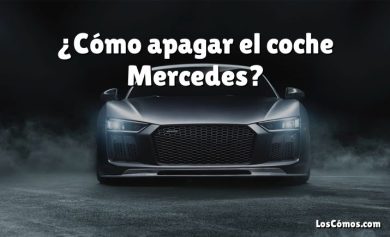 ¿Cómo apagar el coche Mercedes?