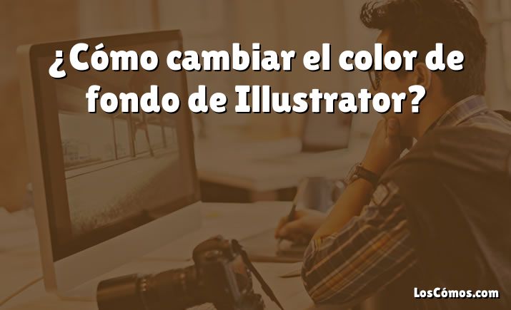 ¿Cómo cambiar el color de fondo de Illustrator?