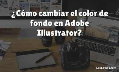 ¿Cómo cambiar el color de fondo en Adobe Illustrator?