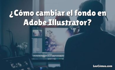¿Cómo cambiar el fondo en Adobe Illustrator?