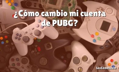 ¿Cómo cambio mi cuenta de PUBG?