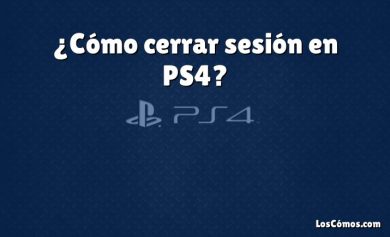¿Cómo cerrar sesión en PS4?