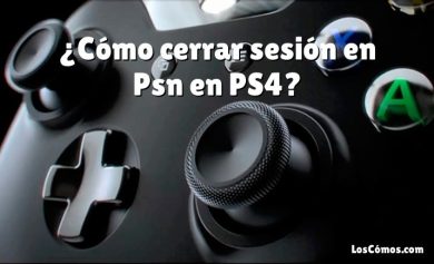 ¿Cómo cerrar sesión en Psn en PS4?